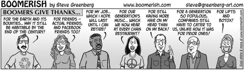 cartoon of a cartoon of a group of people