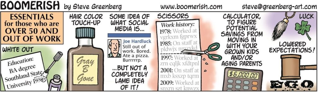 a cartoon of a man holding a piece of paper