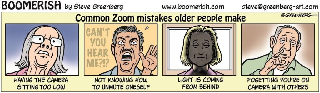 a cartoon of a man and a woman